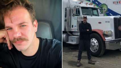 Mládežnická póza Tolgy Karla, který je řidičem kamionu v Americe, je na pořadu dne