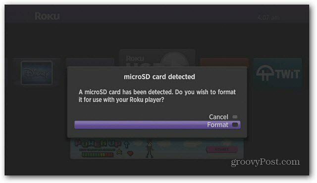 Karta microSD byla detekována
