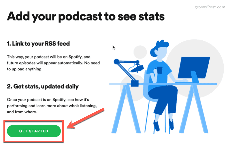 začněte vytvářet podcast na spotify
