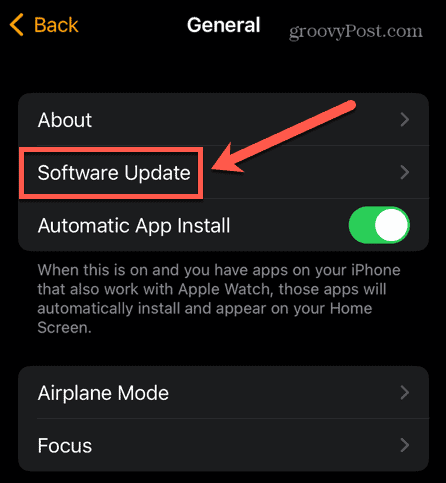 aktualizace softwaru iphone