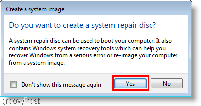 Windows 7: Vytvoření obrazu systému