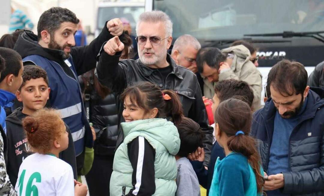 Tamer, který se vydal do oblasti zemětřesení, se setkal s dětmi z Karadağ! 