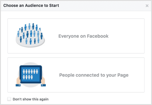 Facebook Audience Insights si vybírá publikum, které má začít