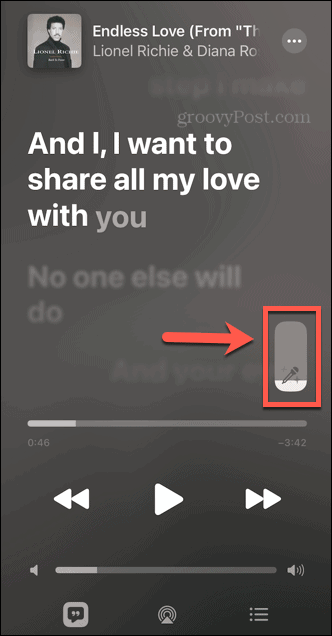 apple music zpívat ikonu