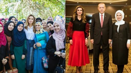Móda a kombinace Jordan Queen Rania Al Abdullah