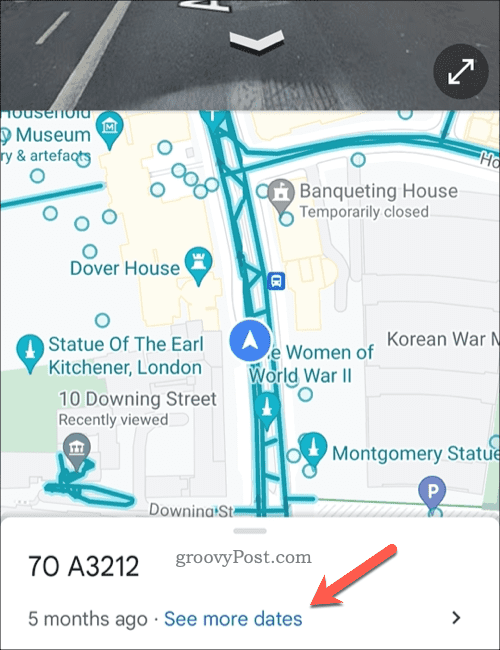 Vyberte starší snímky Street View v Mapách Google