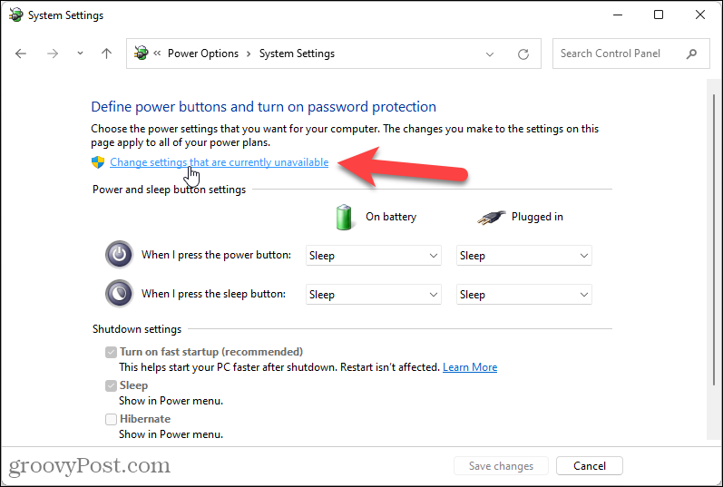 Změňte nastavení, která v systému Windows 11 aktuálně nejsou k dispozici
