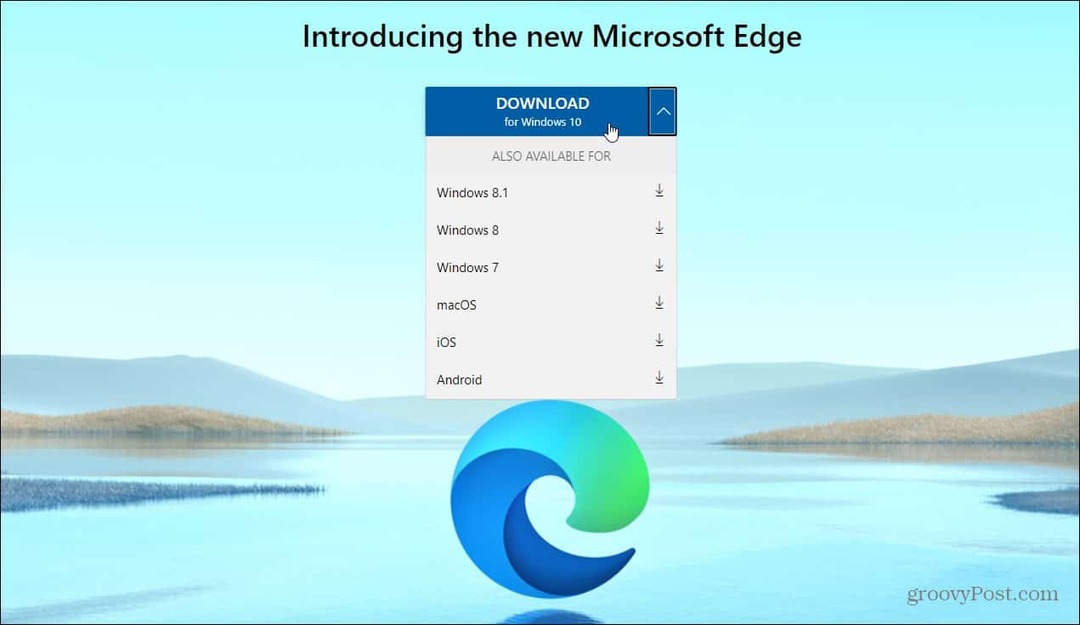 Jak nainstalovat nový prohlížeč Microsoft Edge
