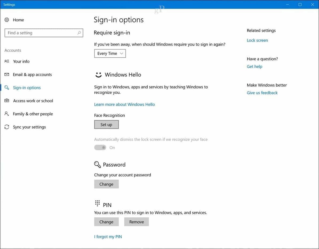 Jak nastavit Windows Hello Facial Recognition pro přihlášení do Windows 10