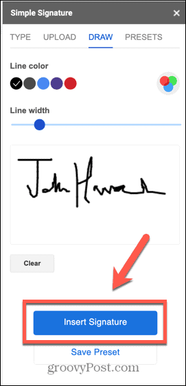 Dokumenty google vložit podpis