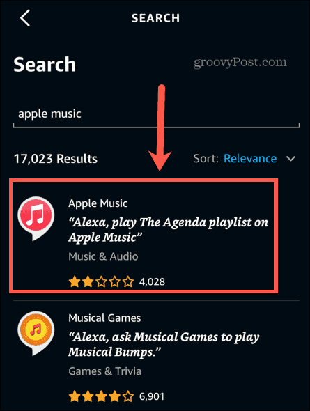 Alexa Apple hudební dovednosti