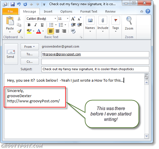 automatický podpis Outlook 2010