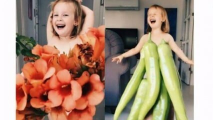 Vyrobila oblečení pro svou dceru z ovoce a zeleniny!