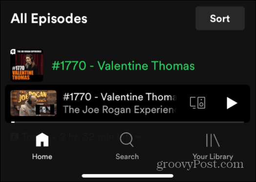 Používejte hlasové příkazy Spotify Joe Rogan JRE podcast