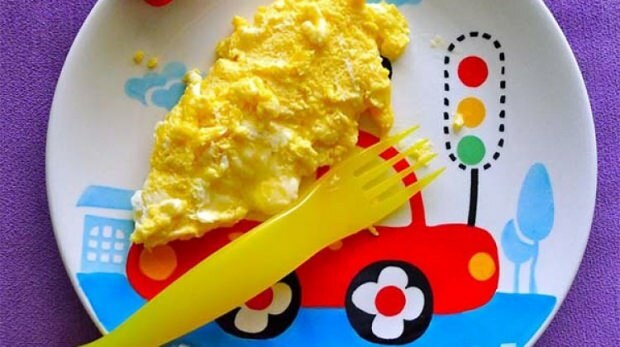 recept na dětskou omeletu