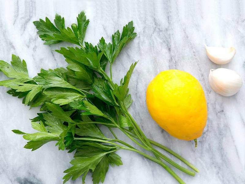 petržel česnek citronová léčba