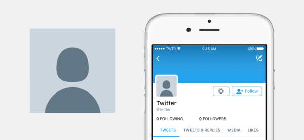 Twitter odhalil novou výchozí profilovou fotografii pro nové účty.