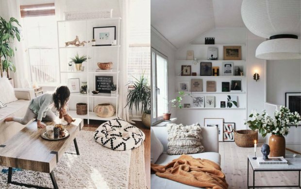 návrhy dekorace obývacího pokoje