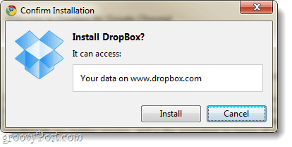 rozšíření dropbox musí přistupovat k dropbox.com