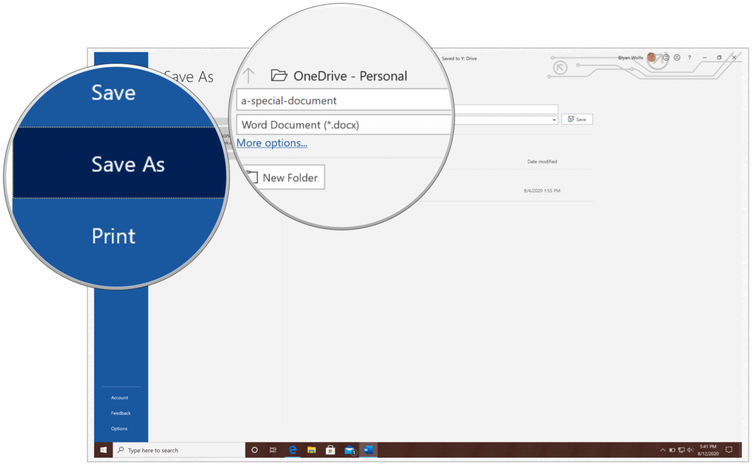 Jak sdílet dokument Microsoft Word pomocí OneDrive