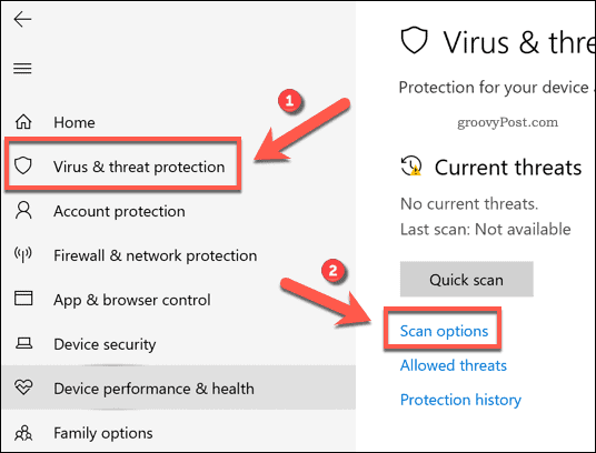 Přizpůsobení kontroly zabezpečení systému Windows