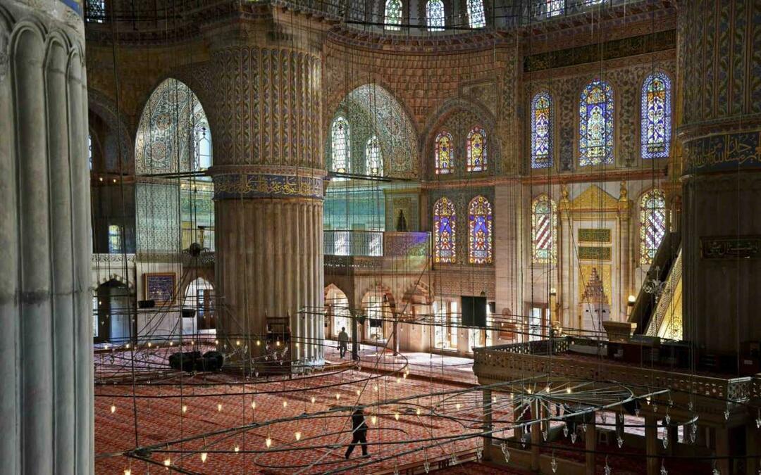 Vlastnosti mešity Sultanahmet