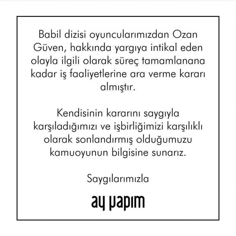 Ozan Güven, který sužoval Deniz Bulutsuze, byl poprvé uveden v měsících!