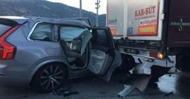 Jeho vozidlo se srazilo s kamionem: Tan Taşçı měl dopravní nehodu