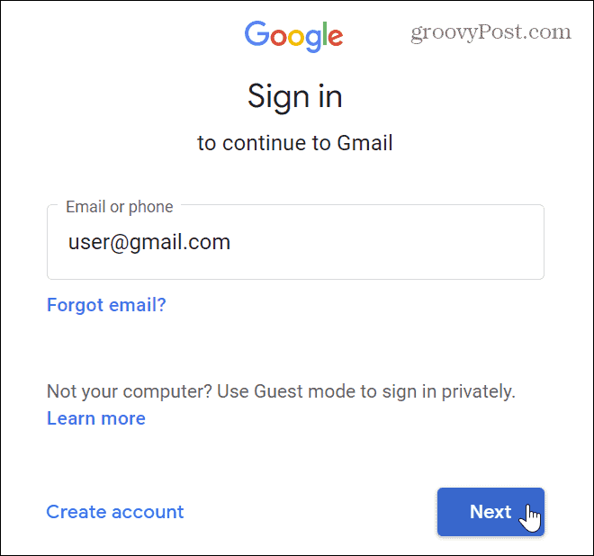 Přidejte Gmail na hlavní panel Windows 11