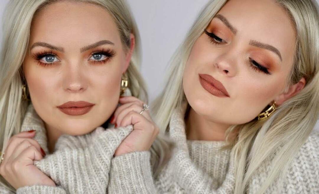 Jaký je trend líčení Pumpkin Spice Latte? Jak udělat make-up Pumpkin Spice Latte?