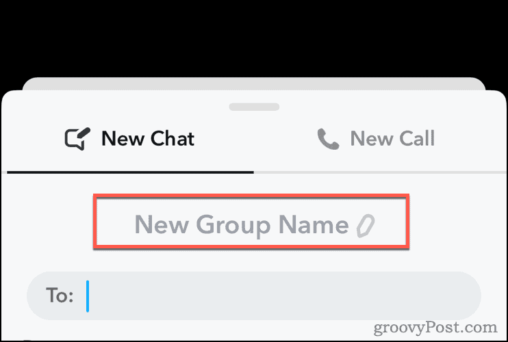 Upravte název skupiny ve Snapchatu