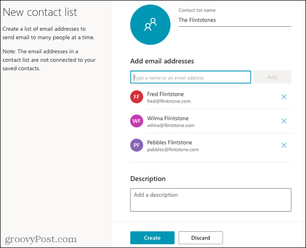 Nastavte si nový seznam kontaktů v Outlooku