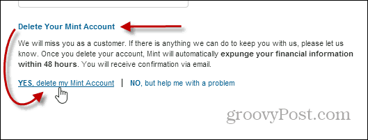 Jak odstranit svůj účet Mint.com