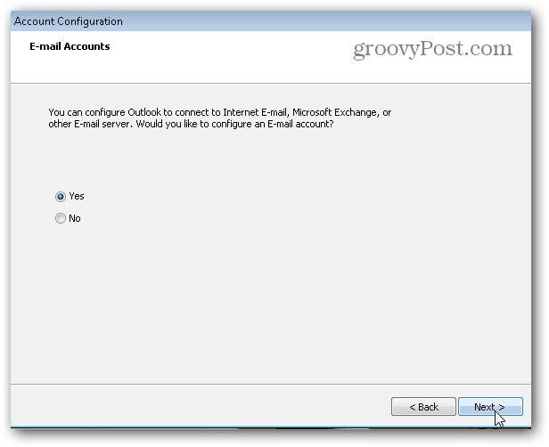 Outlook.com Outlook Hotmail Connector - Nastavení klienta - 2
