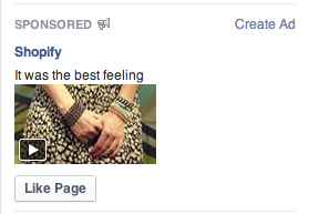 shopify facebook reklama