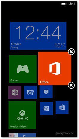 Windows Phone 8 přizpůsobuje dlaždice 7