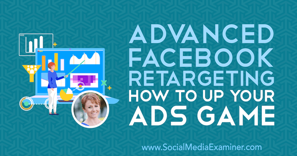 Advanced Facebook Retargeting: How to Up Your Ads Game featuring insights from Susan Wenograd on the Social Media Marketing Podcast.