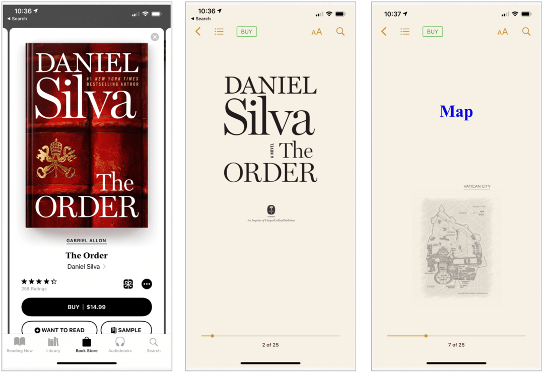 Knihy Apple na iPhone