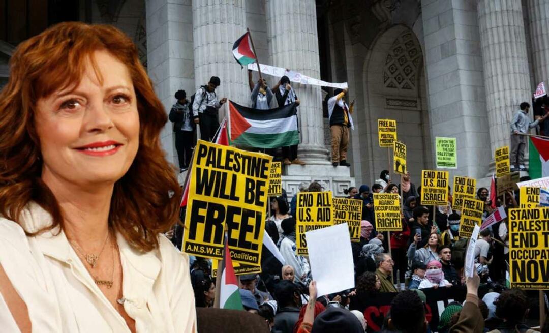 New York se postavil za Palestinu! Susan Sarandon vyzvala Izrael: Je čas být svobodný