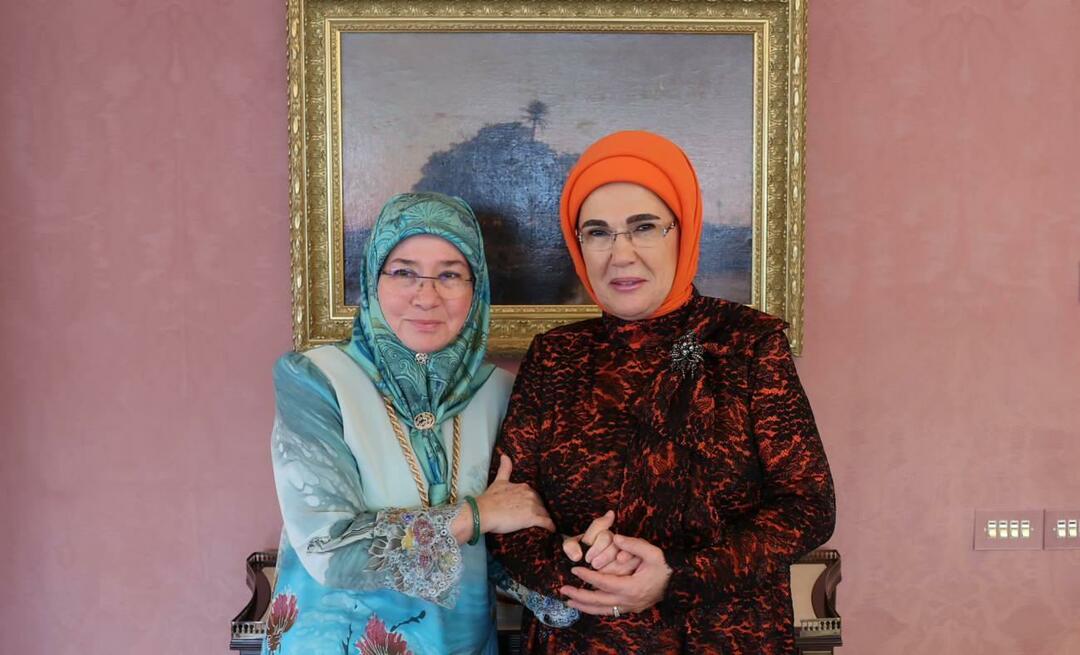 První dáma Erdoğan se setkala s královnou Malajsie!