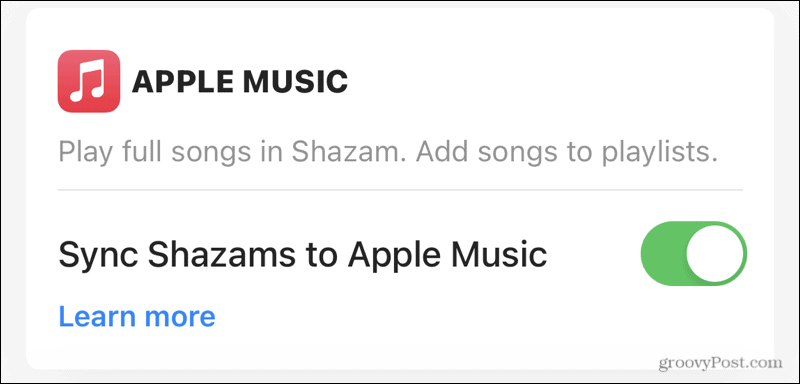 Synchronizujte Apple Music se Shazamem