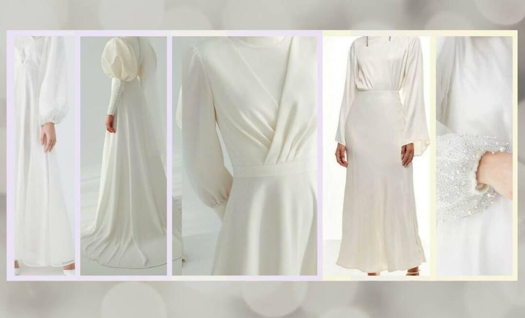Jaké jsou modely jednoduchých svatebních šatů hidžáb 2023? Moderní a elegantní modely svatebních šatů s hidžábem