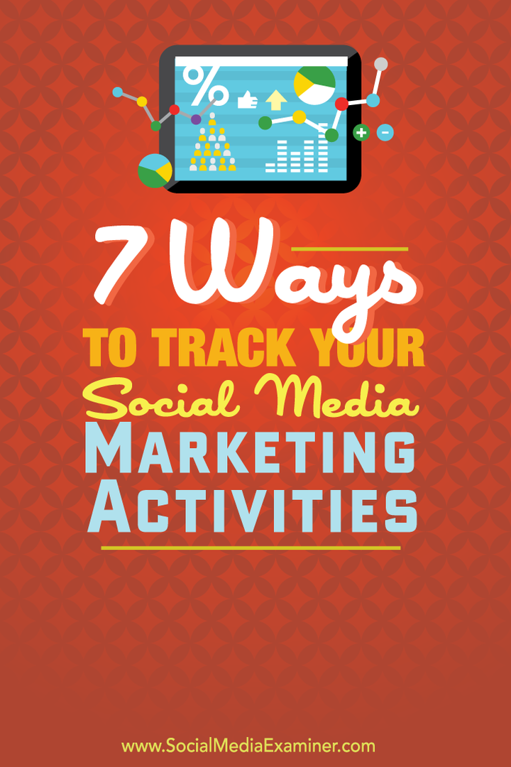 Sedm způsobů, jak sledovat své marketingové aktivity v sociálních médiích: zkoušející sociálních médií
