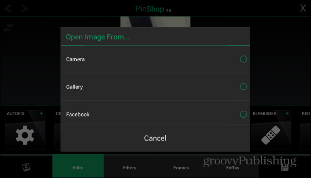 Načíst obrázek PicShop Android