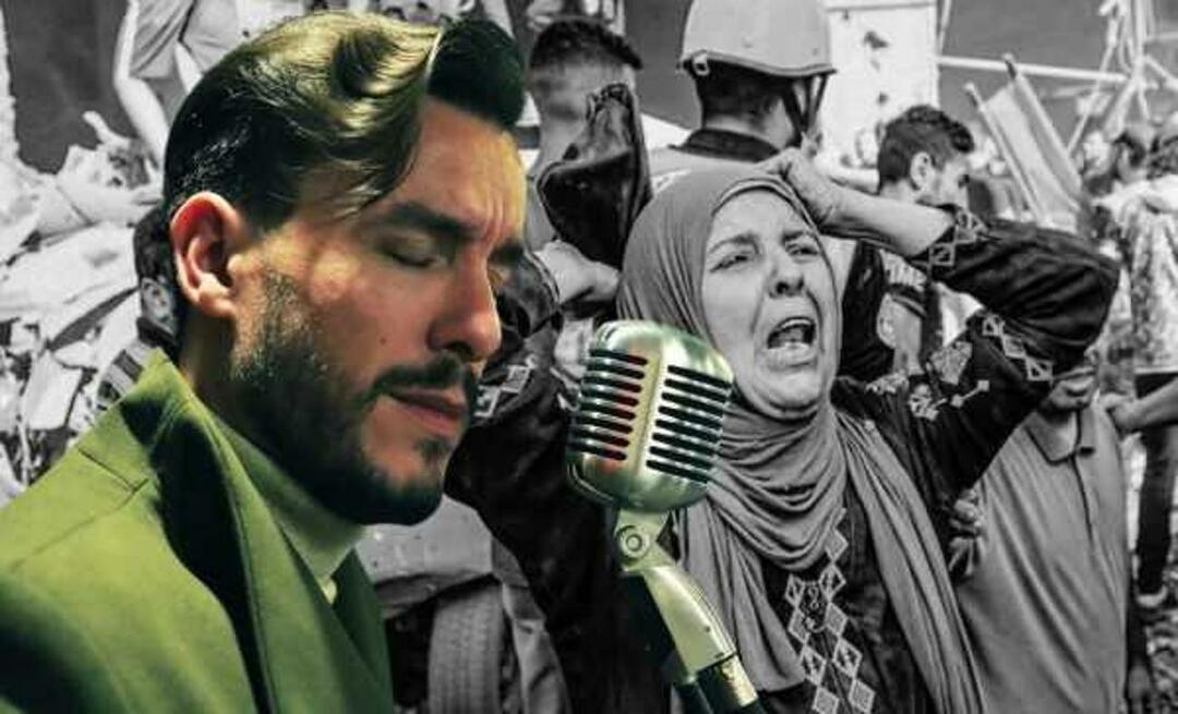 Velký potlesk sklidila akce Cem Adriana, který zazpíval svou baladu pro palestinský lid!