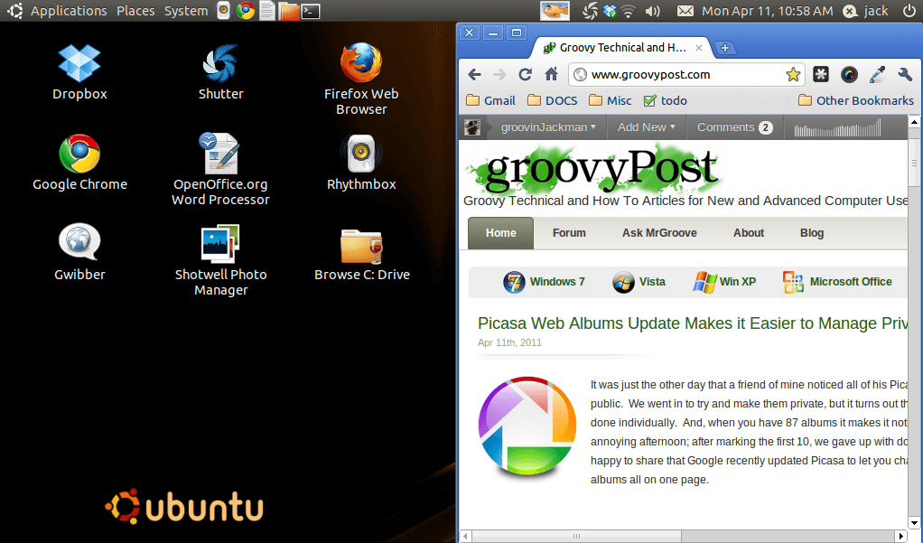 Ubuntu - Gang je tady