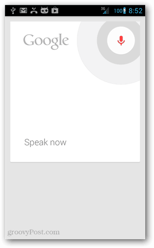 Seznam hlasových příkazů Google Now