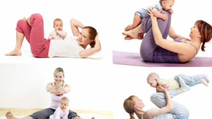 Jaká cvičení by se měla provádět po porodu? Utahovací pohyby břicha