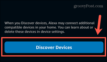 zařízení Alexa Discover