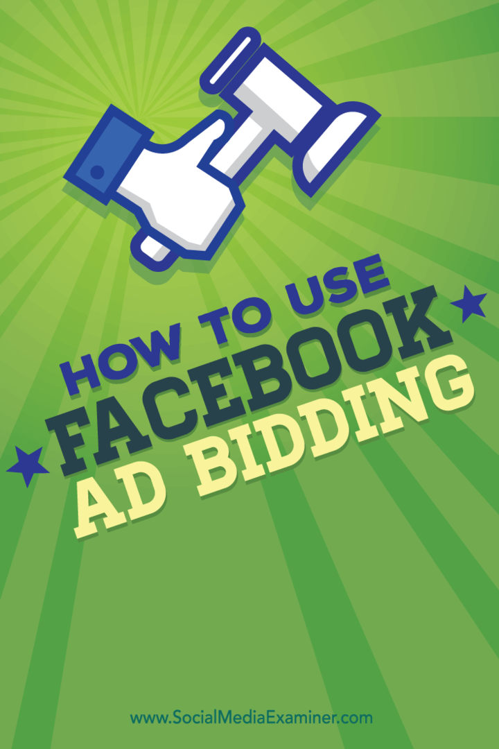 Jak používat nabízení reklam na Facebooku: průzkumník sociálních médií